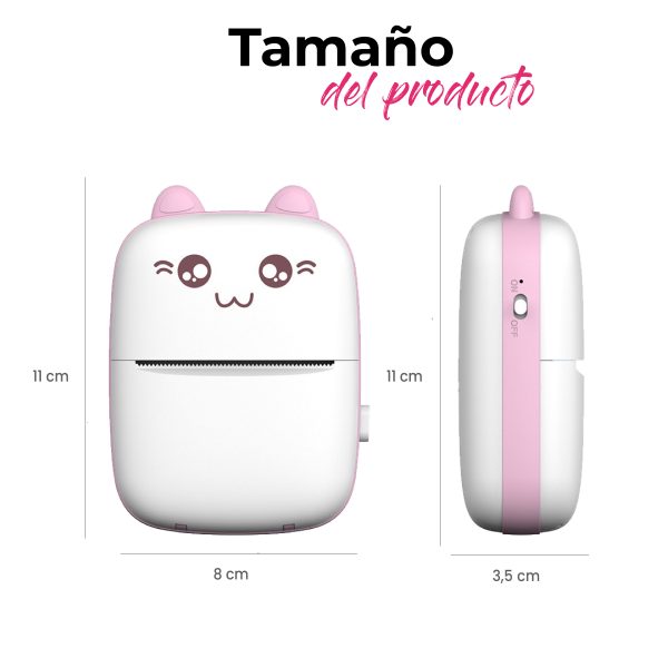 Mini impresora gatito - Imagen 2