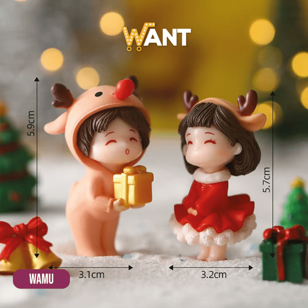 MUÑECO DE RESINA NAVIDAD DISFRAZ