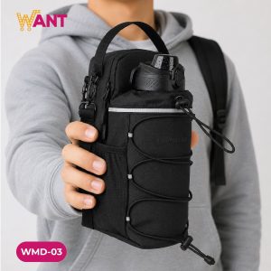 BOLSO DE GIMNASIO MAGNÉTICO NEGRO