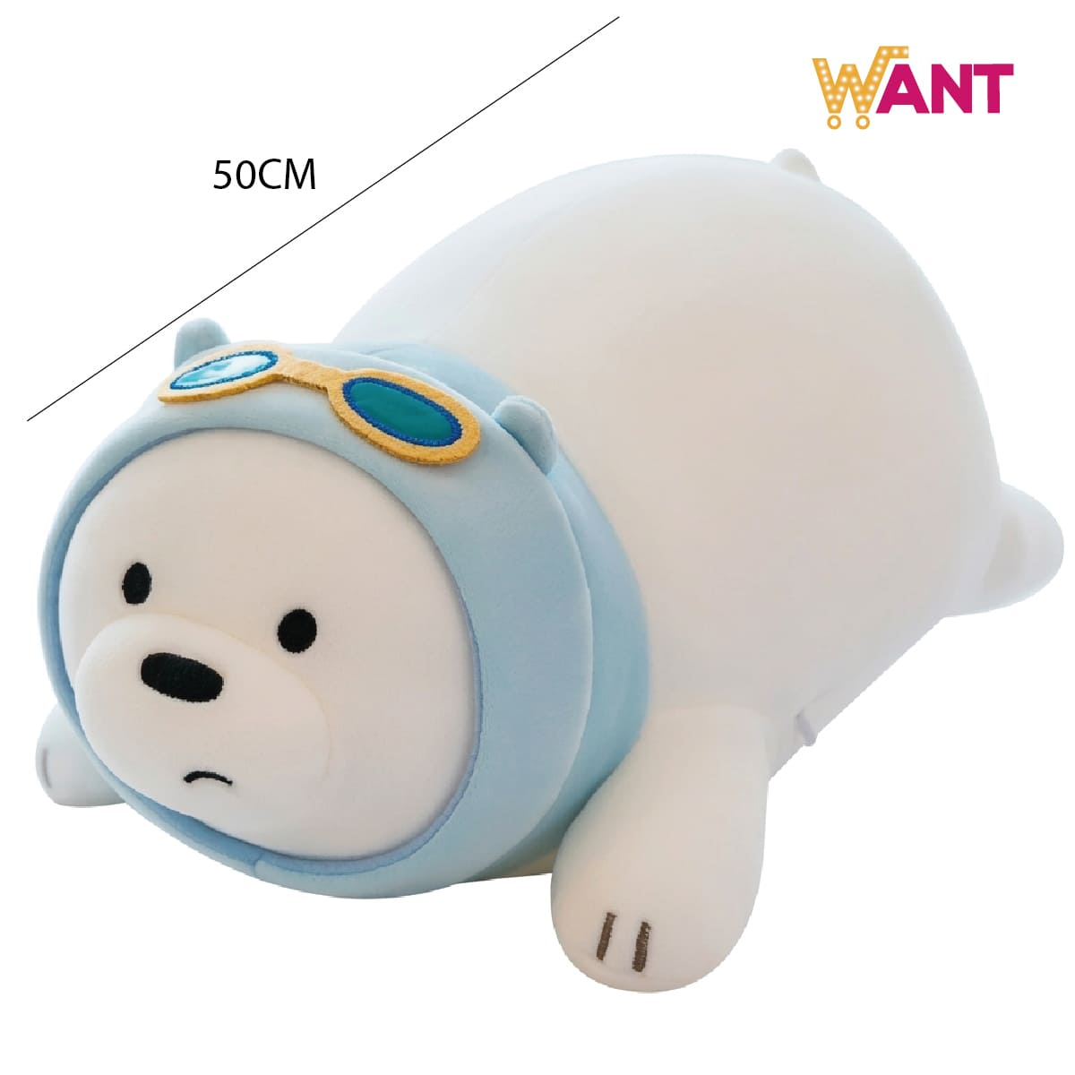 PELUCHE OSO POLAR AVIADOR 50 CMS - Imagen 2