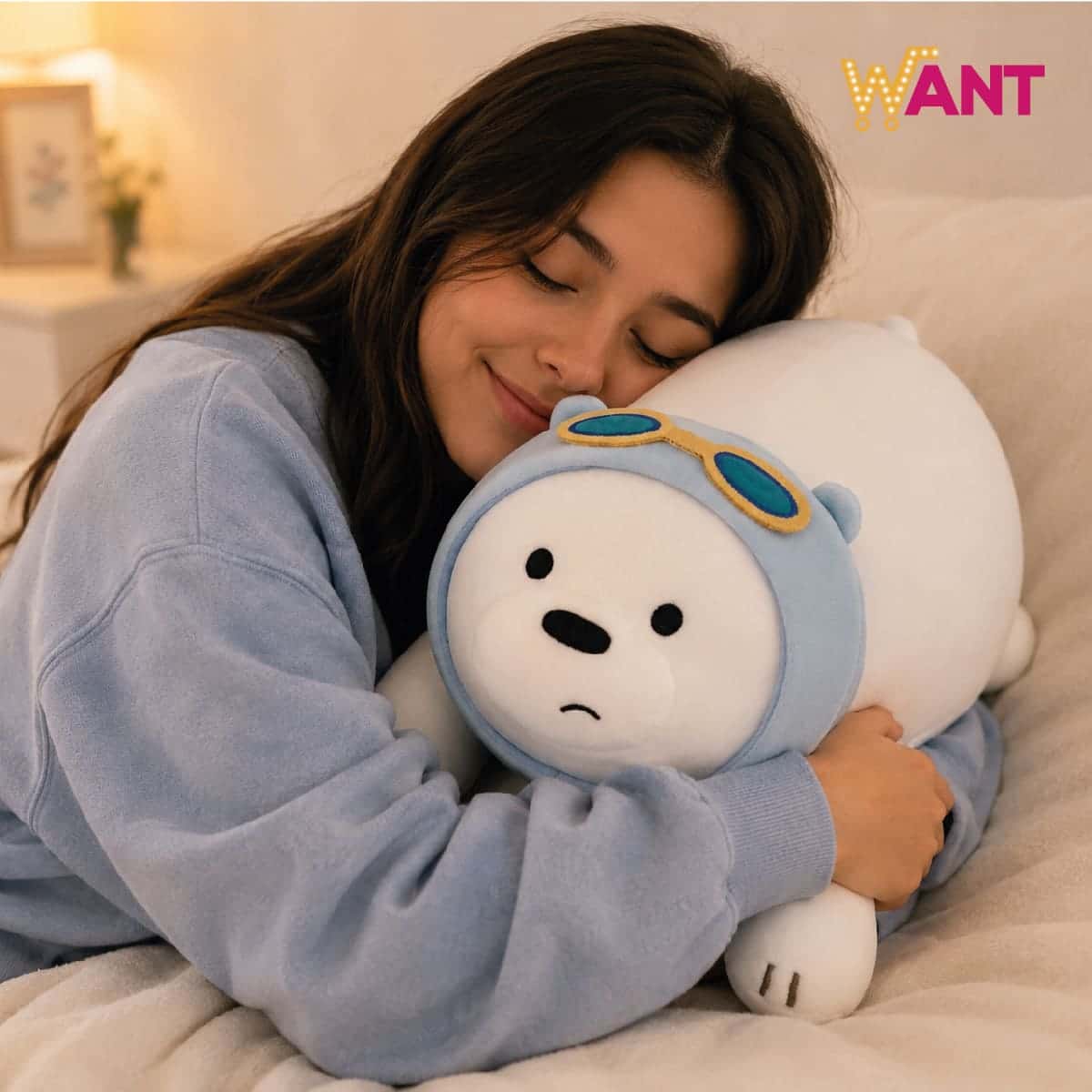 PELUCHE OSO POLAR AVIADOR 50 CMS - Imagen 3